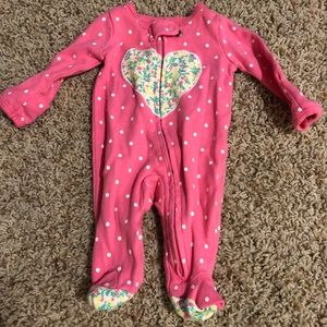 Carters cotton footie pjs